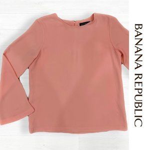 Banana Republic Blouse in Coral Pink | Size Small